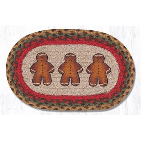 H2H 10 x 15 in. Gingerbread Men Printed Oval Swatch H22548609